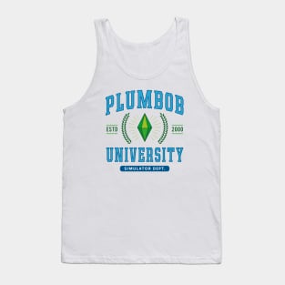 Plumbob University Emblem Tank Top
